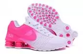 nike shox femme pas cher nouveaux  deliver  pink white